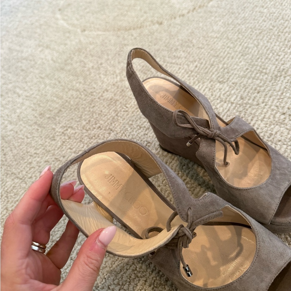 Jimmy Choo Nayeem Platform Wedges - Picture 2 of 3